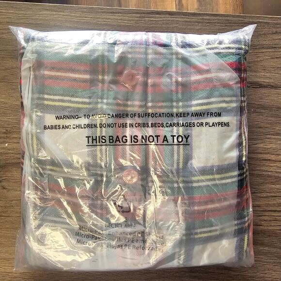 Big & Tall Matching Family Pajamas Stewart Plaid Notch Collar Pajama Set 2XB NWT - Picture 3 of 3